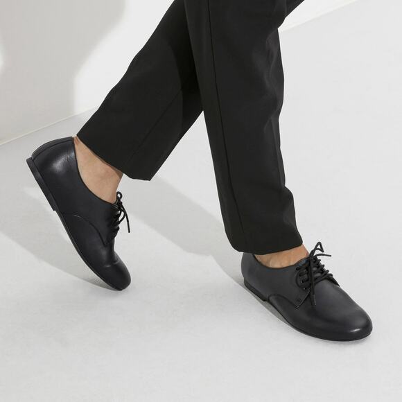 Birkenstock Black Landshut Real Leather Wide / Normal Footbed Shoes Size 37 NWT main image 10